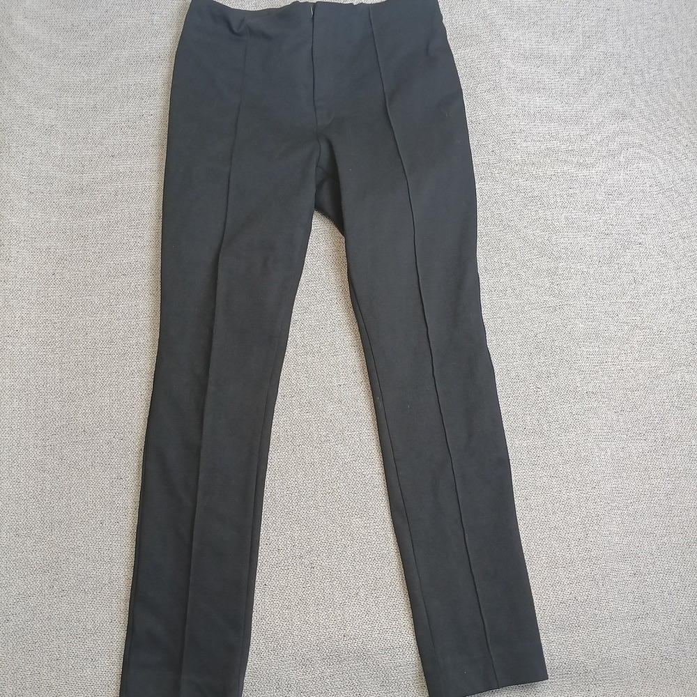 Gravitas New York Ace Trousers Womens 30 Black Good Pintuck Slim Straight Pants